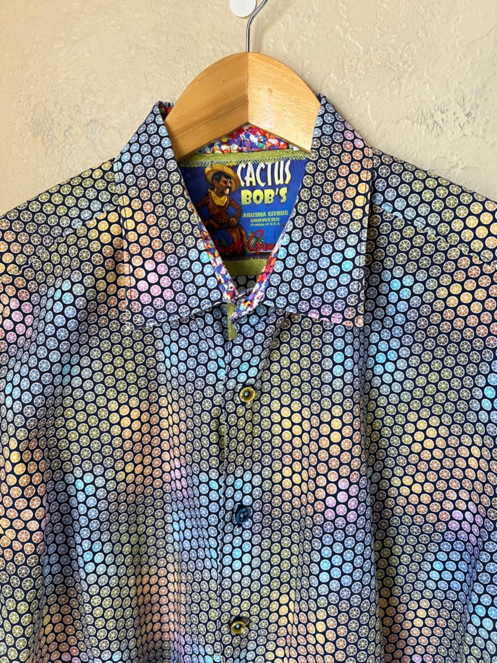 Robert Graham cactus bobs colorful citrus button down shirt - Picture 3 of 11